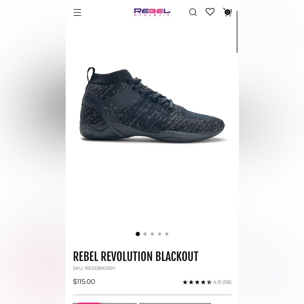Rebel Athletic Cheer Shoes